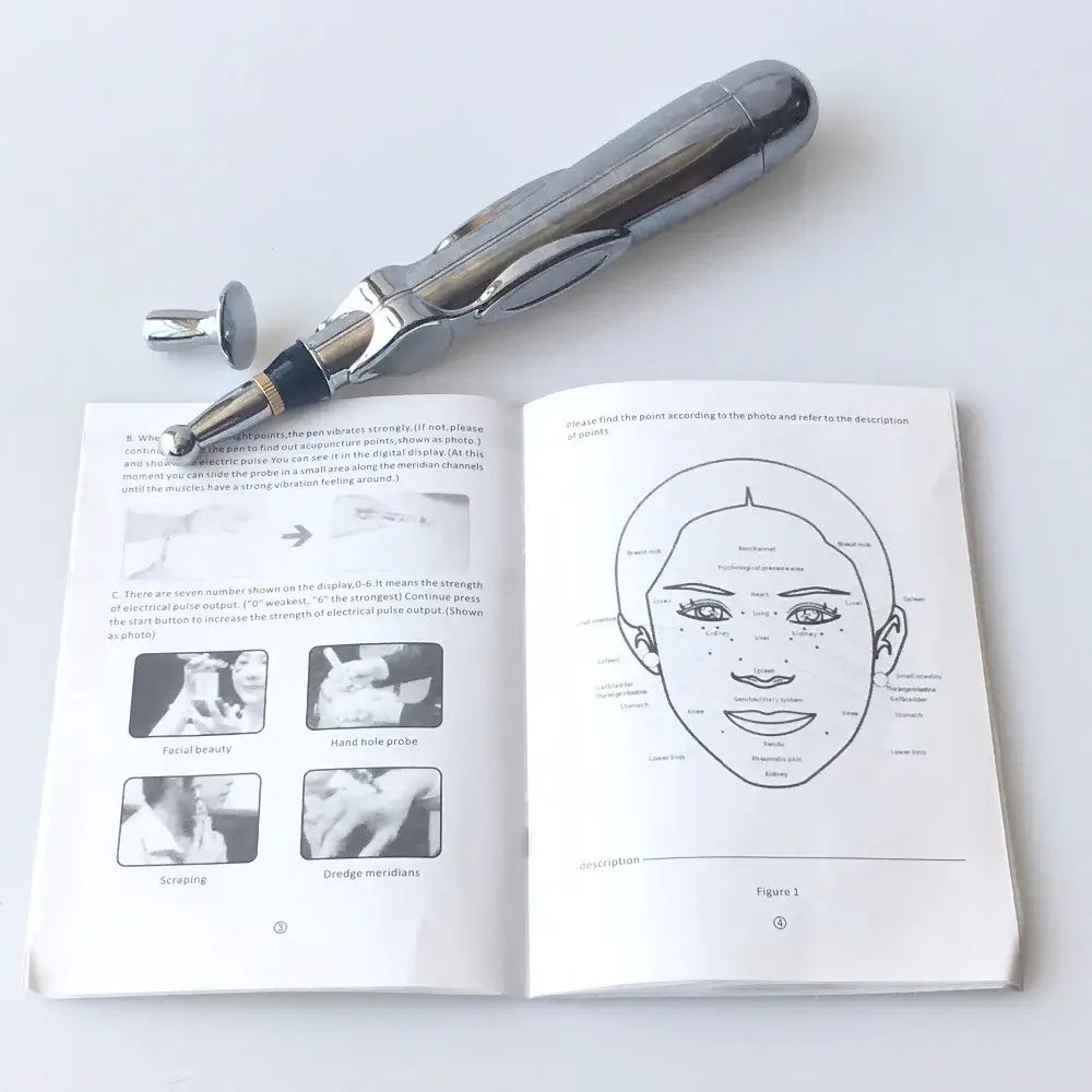 Advanced Electric Acupuncture Pen - Laser Therapy Magnet Massage for Facial and Body Care