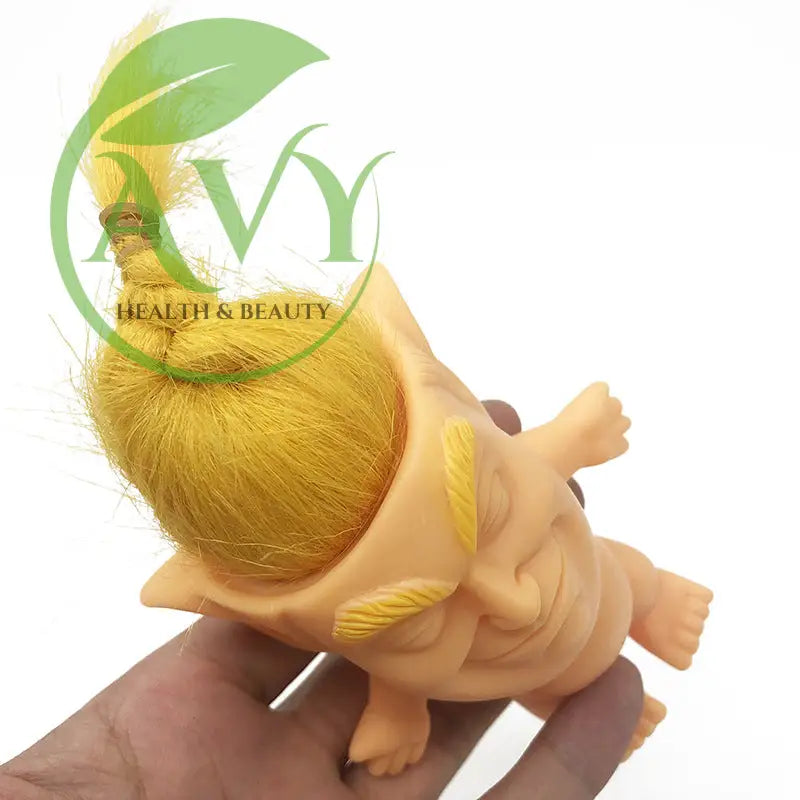 Long Hair Donald Trump Doll with Hand-Made Ornaments