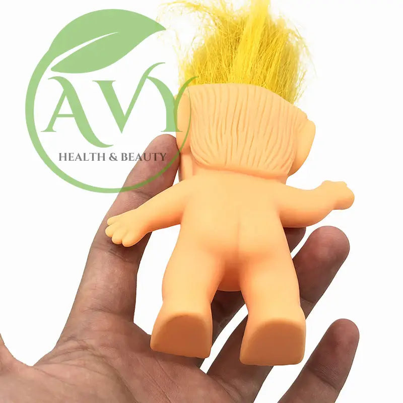 Long Hair Donald Trump Doll with Hand-Made Ornaments